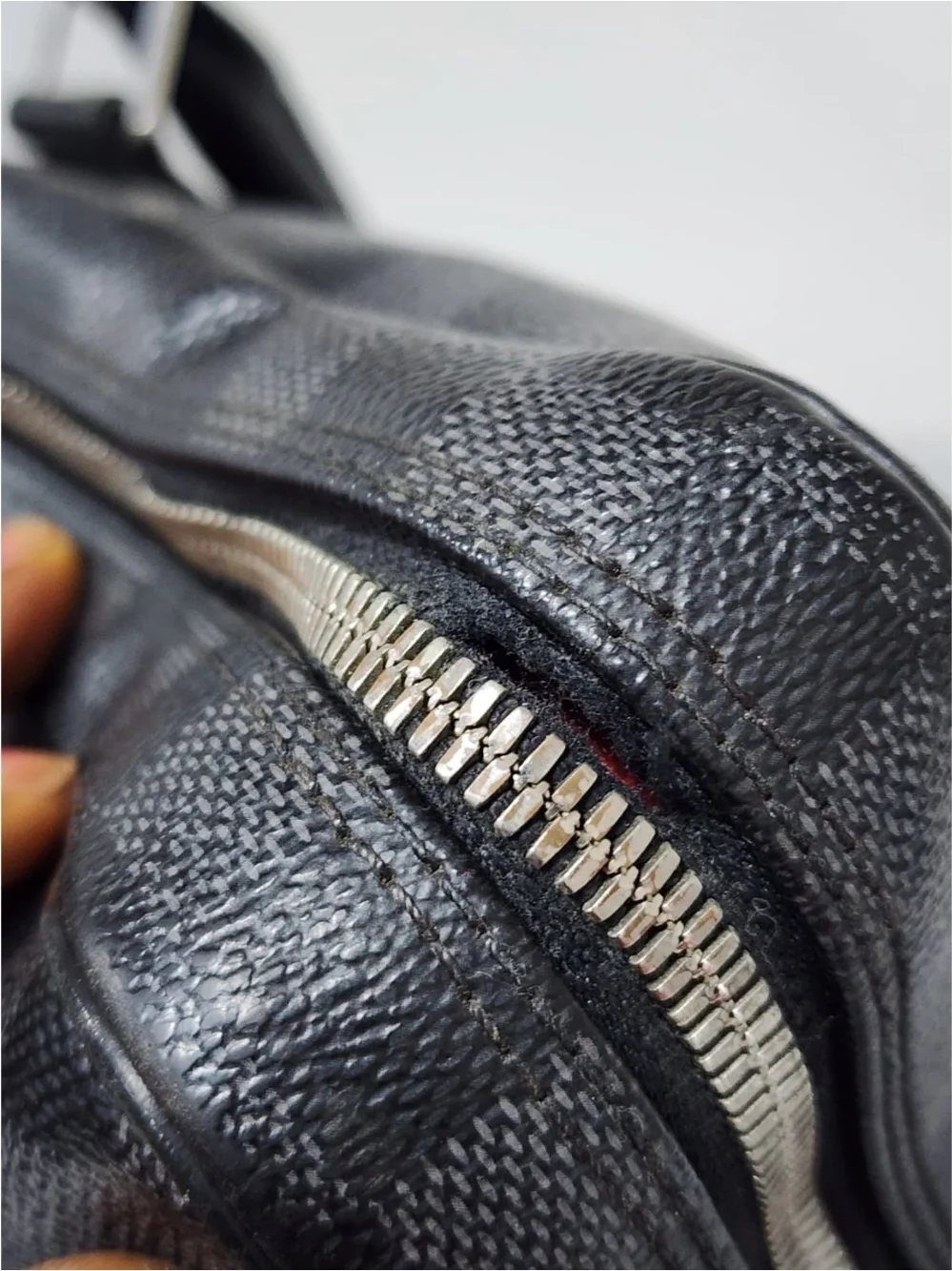 Louis Vuitton Damier Graphite Top Handle Bag Black/Grey